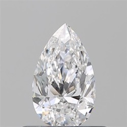Diament szlif gruszkowy, 0.5ct, VS1, D, GIA 7533302002